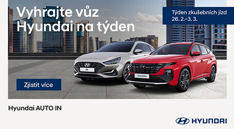 Soutěž - Vyhrajte vůz Hyundai na týden